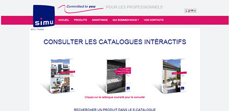Nouveau site de SIMU