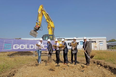 Premier coup de pelle du nouveau bâtiment EHRET GmbH lancé le 9 août 2018