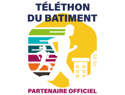 logo téléthon du batiment